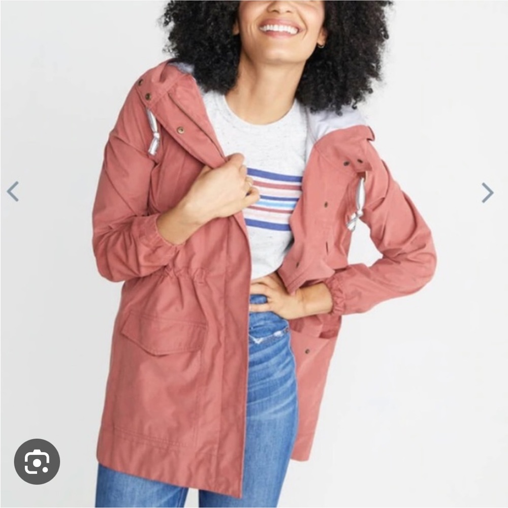 Marine Layer Pink Bailey Raincoat